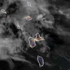 météo tropicale : Image satellite .