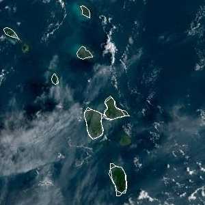 météo tropicale : Image satellite .
