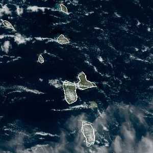 météo tropicale : Image satellite .