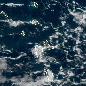 météo tropicale : Image satellite .