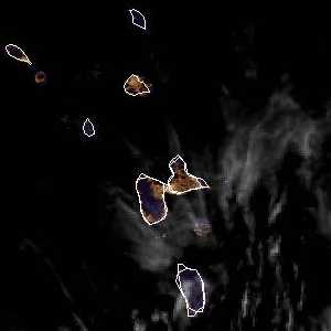 météo tropicale : Image satellite .