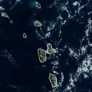 météo tropicale : Image satellite .