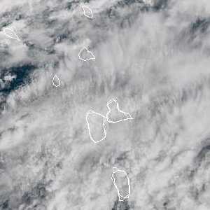 météo tropicale : Image satellite .