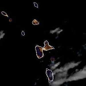 météo tropicale : Image satellite .