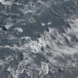 météo tropicale : Image satellite .