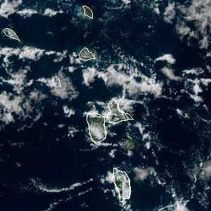 météo tropicale : Image satellite .