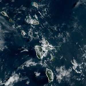 tropical weather: Satellite image.
