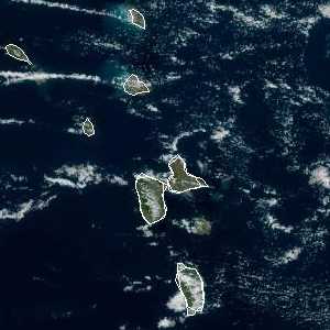 météo tropicale : Image satellite .