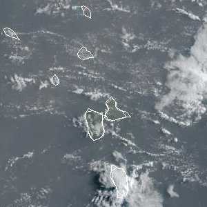 météo tropicale : Image satellite .