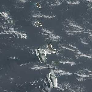 météo tropicale : Image satellite .