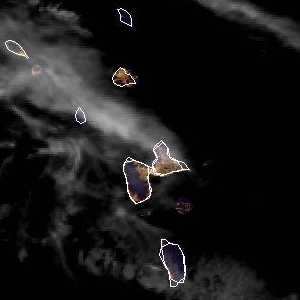 météo tropicale : Image satellite .