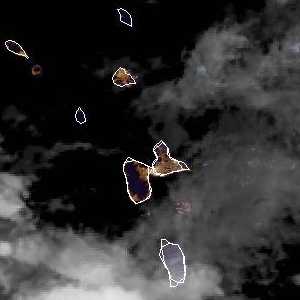 météo tropicale : Image satellite .