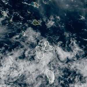 météo tropicale : Image satellite .