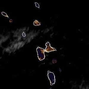 météo tropicale : Image satellite .