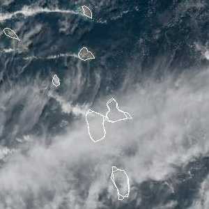 météo tropicale : Image satellite .