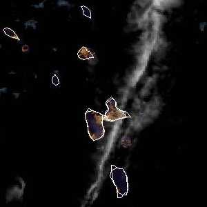 météo tropicale : Image satellite .