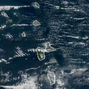 météo tropicale : Image satellite .