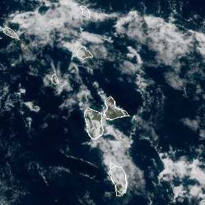 météo tropicale : Image satellite .