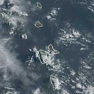 météo tropicale : Image satellite .