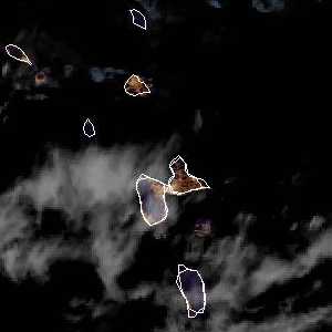 météo tropicale : Image satellite .