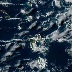 météo tropicale : Image satellite .