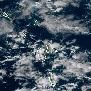 météo tropicale : Image satellite .