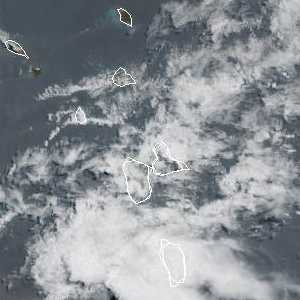météo tropicale : Image satellite .