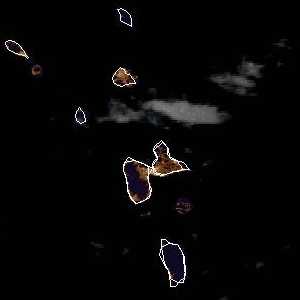 météo tropicale : Image satellite .