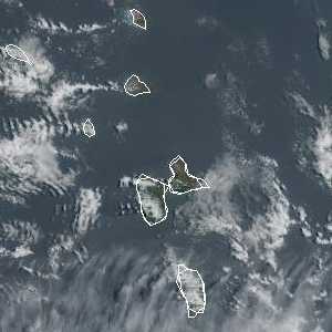 météo tropicale : Image satellite .