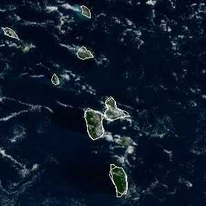 météo tropicale : Image satellite .
