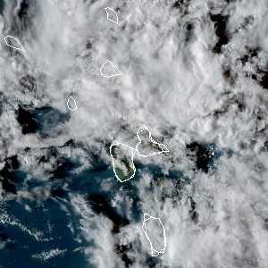 météo tropicale : Image satellite .