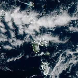 météo tropicale : Image satellite .