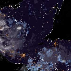 météo tropicale : Image satellite .