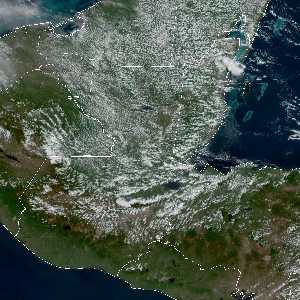 météo tropicale : Image satellite .