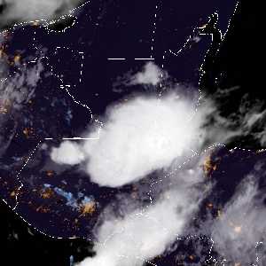 météo tropicale : Image satellite .