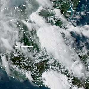 météo tropicale : Image satellite .