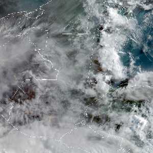 météo tropicale : Image satellite .