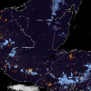 météo tropicale : Image satellite .
