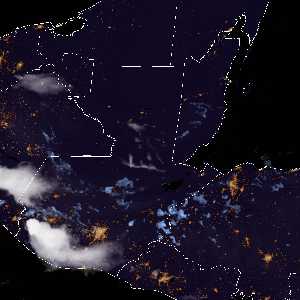 météo tropicale : Image satellite .