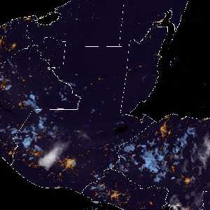 météo tropicale : Image satellite .