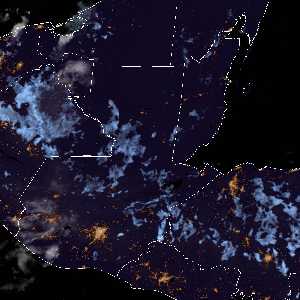météo tropicale : Image satellite .