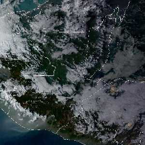 météo tropicale : Image satellite .