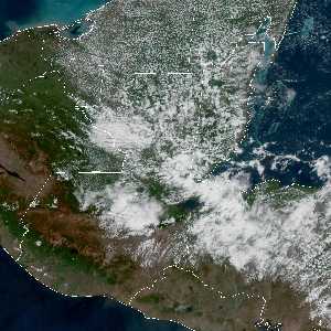 météo tropicale : Image satellite .