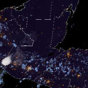 météo tropicale : Image satellite .