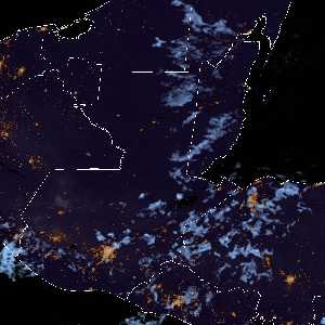 météo tropicale : Image satellite .
