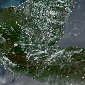 météo tropicale : Image satellite .