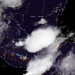 météo tropicale : Image satellite .