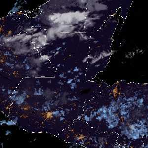 météo tropicale : Image satellite .