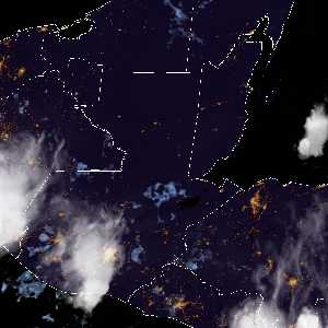 météo tropicale : Image satellite .