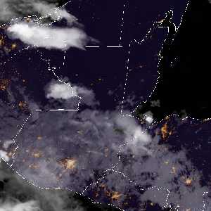 météo tropicale : Image satellite .